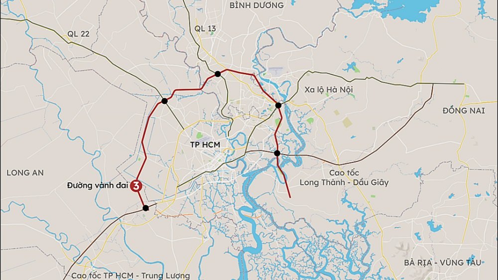 Từ Lusso Saigon có thể kết nối nhanh đến đường Vành đai 3